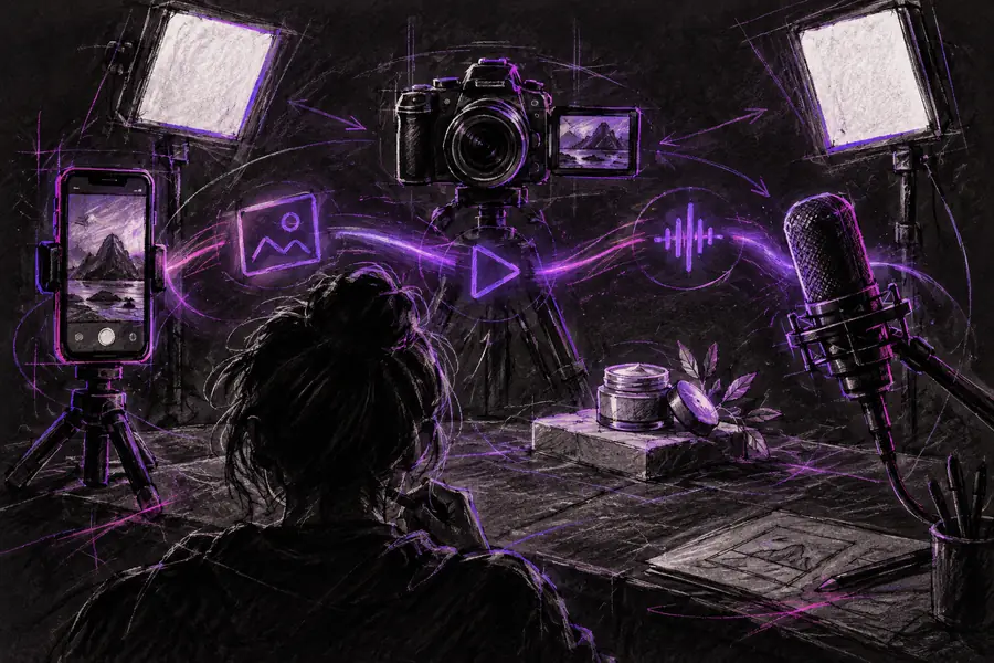 Illustrationsskizze als erste visuelle Referenz